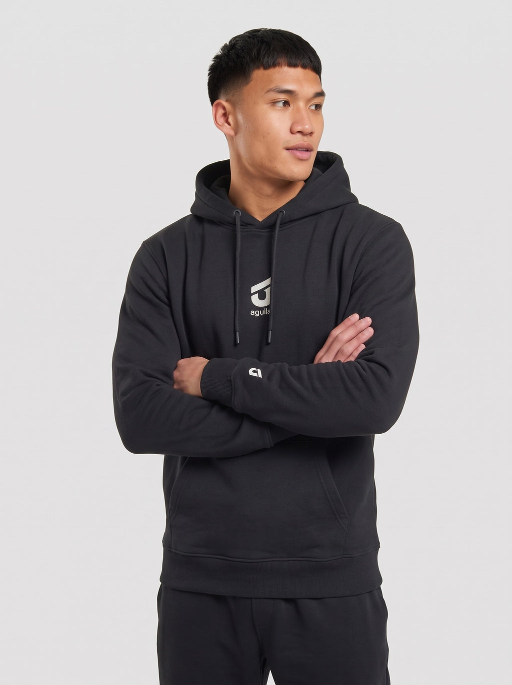 Aguila Essentials Black Hoodie