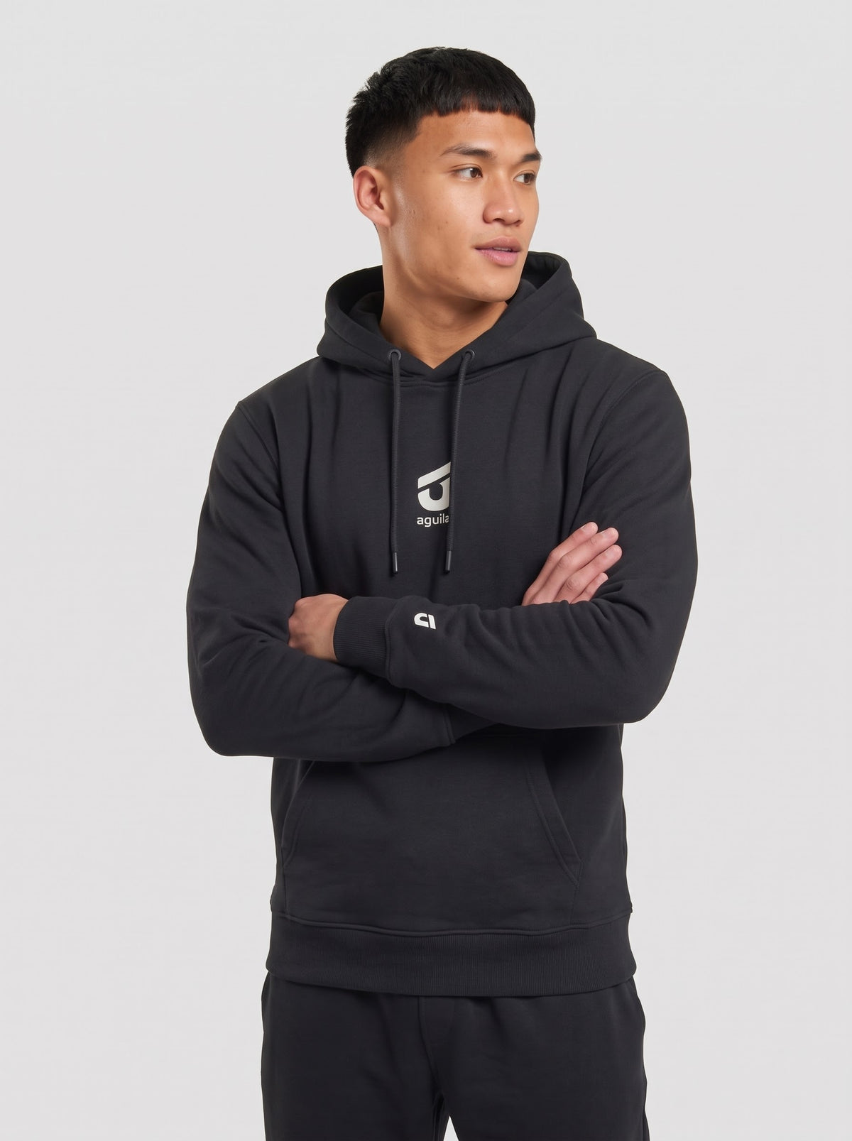 Aguila Essentials Black Hoodie
